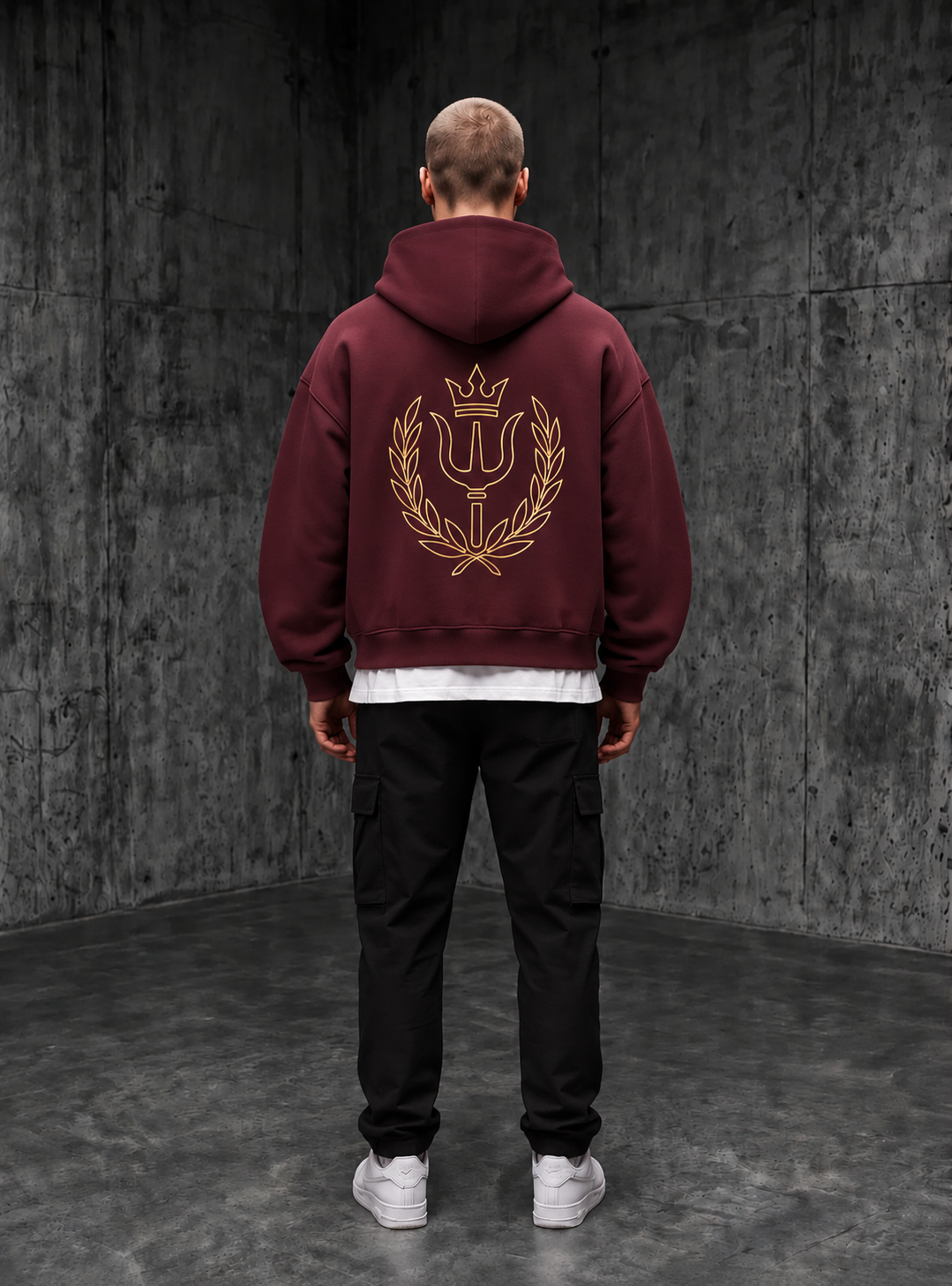 Gold Lineage Boxy Hoodie