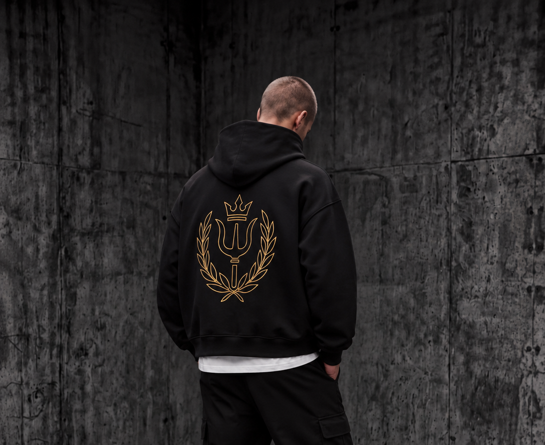 Gold Lineage Boxy Hoodie