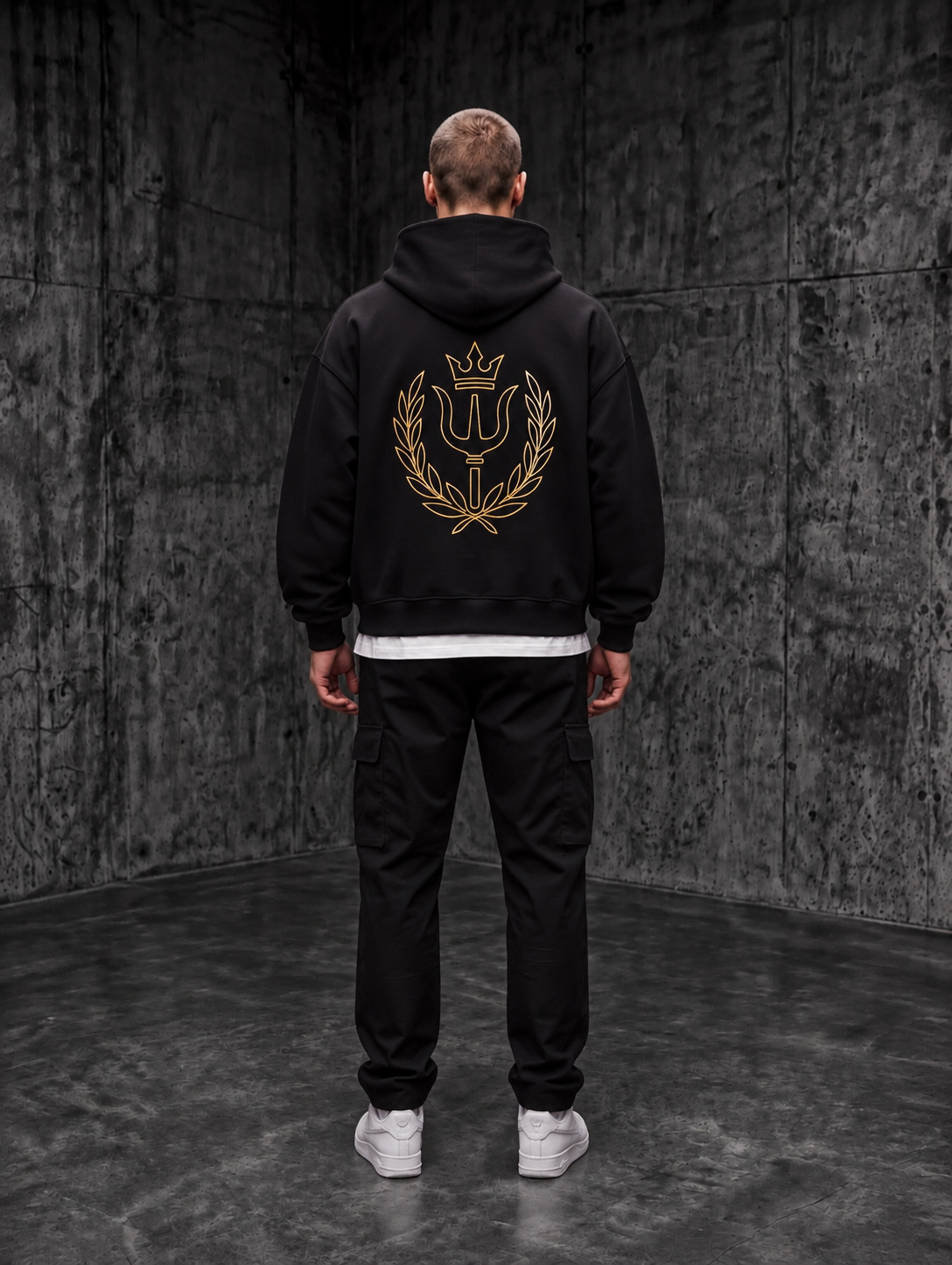 Gold Lineage Boxy Hoodie