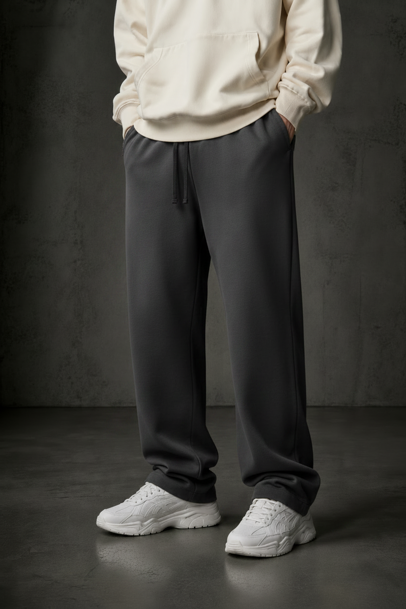Straight-Leg Sweatpants